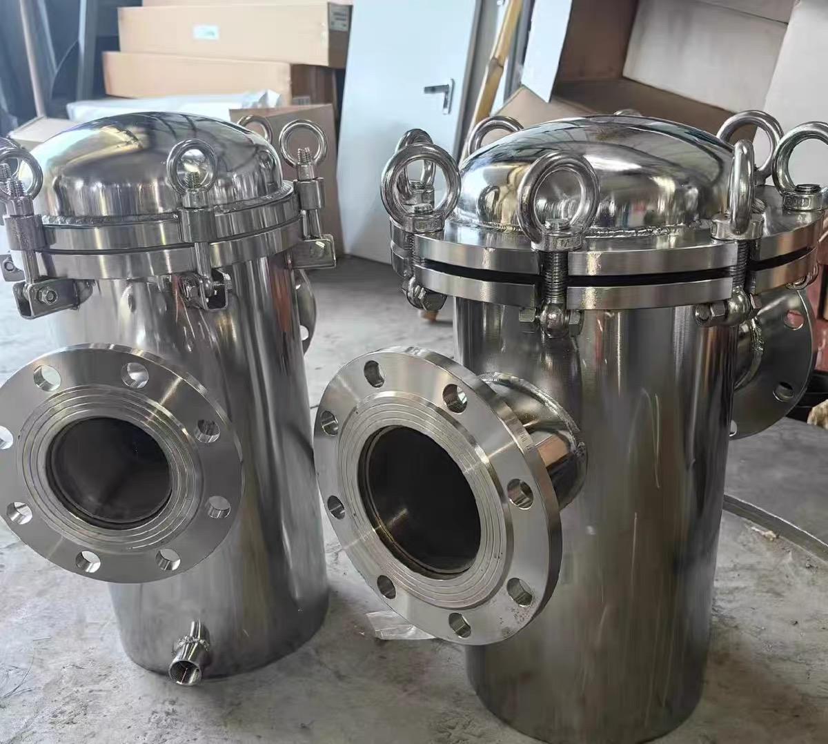 不锈钢篮式过滤器实拍